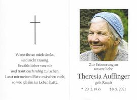 Theresia Auffinger geb. Rauth