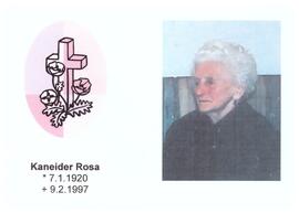 Rosa Kaneider