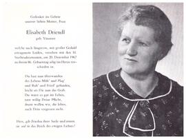 Elisabeth Driendl geb. Vinnatzer