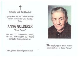 Anna Golderer