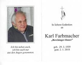 Karl Farbmacher Perchingerbauer