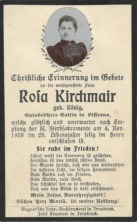 Rosa Kirchmair geb. König