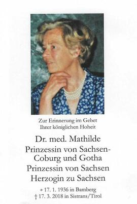 Mathilde Prinzessin von Schsen-Coburg und gotha