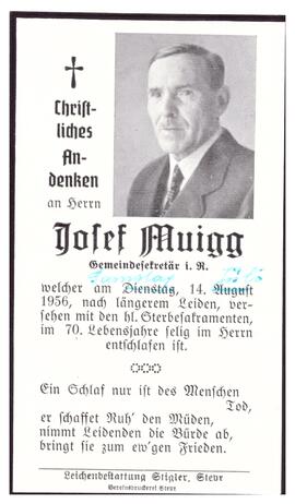 Josef Muigg Gemeindesekretär