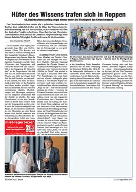 Bezirkschronistentag