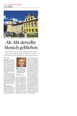 Abt Cyrill ein Jahr im Amt