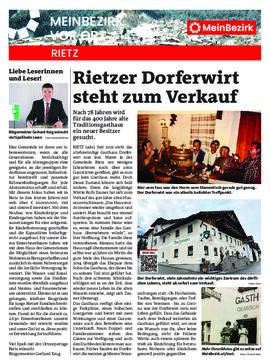Ortsreportage Gemeinde Rietz