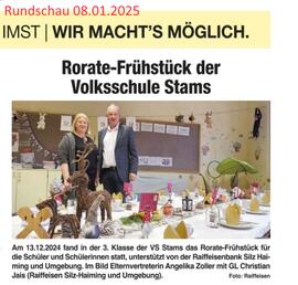 Roratefrühstück Volksschule