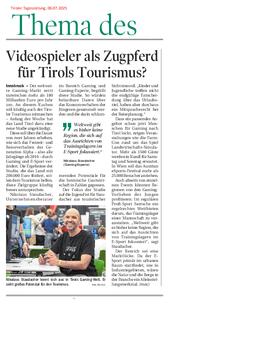 Gaming als Tourismusfaktor