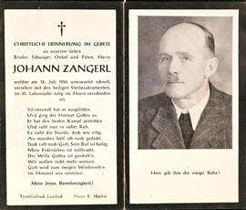 Zangerl Johann 1895 1