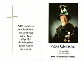 Gleirscher Alois vulgo Heisler Telfes