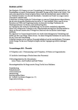 MK Telfes Rückblick 2013
