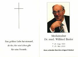 Basler Wilfried Medizinalrat Dr. med. Mieders