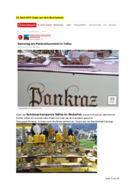 Pankratiusmarkt abgehalten von den Schützen