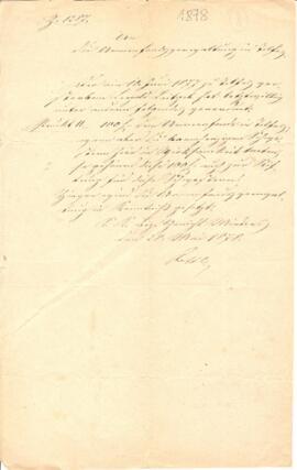 Legat von Leopold Leitgeb für Armenfond