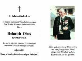 Obex Heinrich Mieders