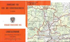 Preisliste Kartenverlag für div.  Österreichkarten