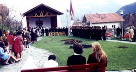 Pavilllon Telfes , erster Bau, Einweihung