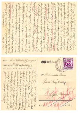 Brief an Pfr Obholzer wegen Orgel- und Glockenmotor