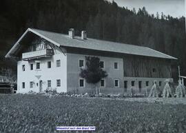 Foto nach Brand Hofstätte "Wiesenhof"
