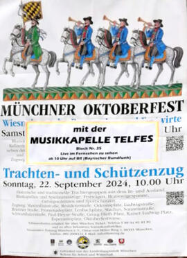MK Telfes auf dem Oktoberfest  Zeitung 2
