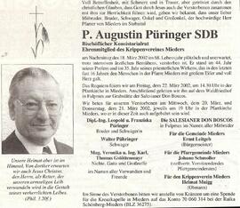 Püringer Augustin SDB