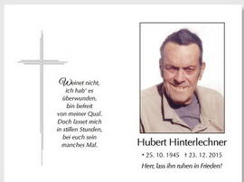 Hinterlechner Hubert Postbeamter Telfes