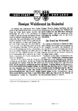 Bericht Waldbrand TT und Gleirscher