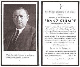 Stumpf Franz Landeshauptmann Tirol