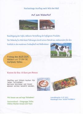 Einladung Weberhof