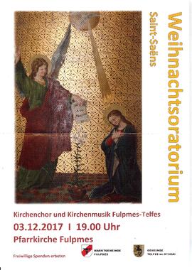 Kirchenmusik Fulpmes Telfes Weihnachtsoratorium