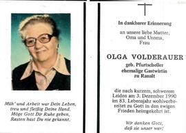 Pfurtscheller  Olga  verh  Volderauer  Gastwirtin  Ranalt  Neustift