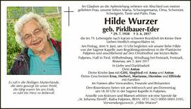 Wurzer Hilde geb. Pirklbauer-Eder, Fulpmes