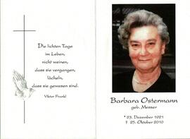 Ostermann Barbara geb Messner Telfes