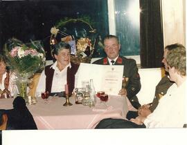 Ehrung Jäger Gottfried Feuerwehrhauptmann