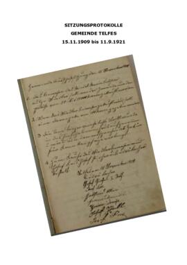 Gemeinde Protokolle - 002 - Bilder Handschrift s.1 - 70