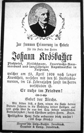 Krösbacher Johann Platzwirt Fulpmes
