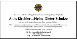 Schulze Dieter und Kirchler Alois Lionsclub Stubai