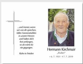 Kirchmair Hermann vulgo Biabei Telfes