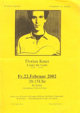Florian Kmet Gitarre u. Gesang