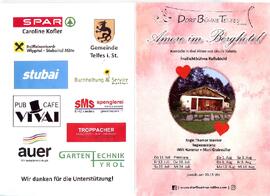 Theater--&quot;Amore im Berghotel&quot;Folder - Spieler