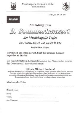 MK Telfes  2. Sommerkonzert