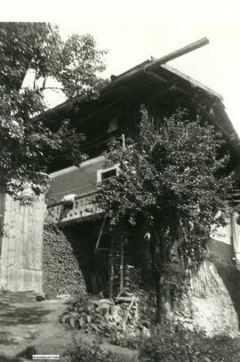 Telfes altes Knappenhaus im Unterdorf - "Spreizerhaus"