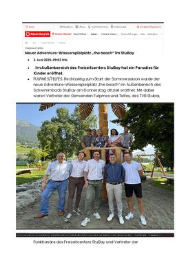 Wasserspielplatz im StuBay-&quot;the beach&quot;