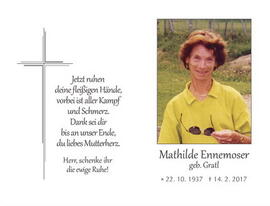 Gratl Mathilde verh. Ennemoser, Neustift