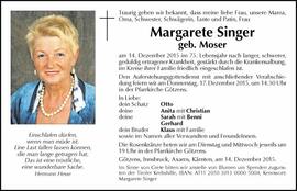 Singer Margarete geb Moser Götzens