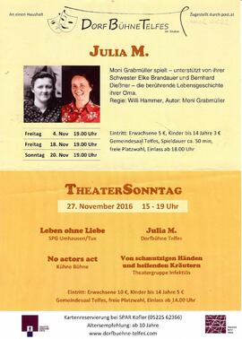 Theater-"Julia M."