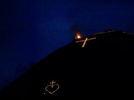Telferberg Feuer Herzjesu