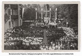 Bonifatiusinstitut Fulpmes Heiligsprechungsfeier