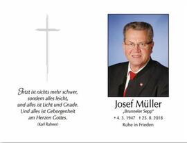Müller Josef vulgo Brunneler Sepp Neustift